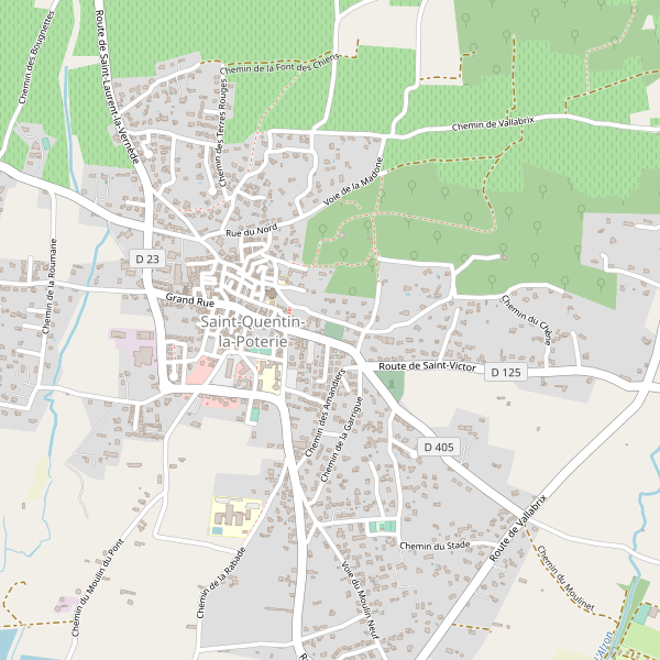 Carte des bedandbreakfast à Saint-Quentin-la-Poterie Thumbnail