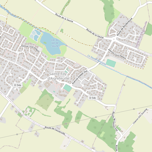Carte des hotels à Sainte-Foy-d'Aigrefeuille Thumbnail