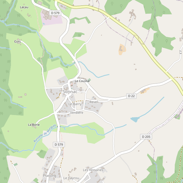 Carte des hopitaux à Sonnac (Aveyron) Thumbnail