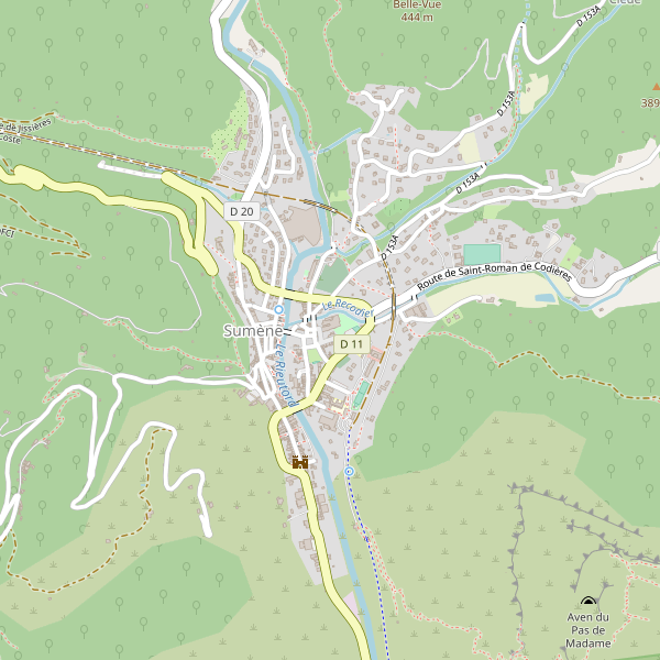 Carte des hotels à Sumène Thumbnail
