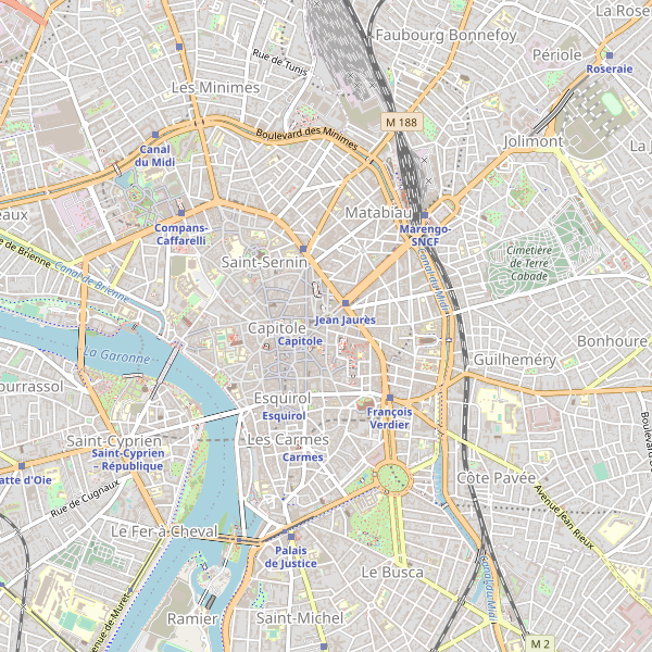 Carte des hopitaux à Toulouse Thumbnail