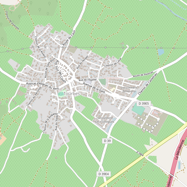 Carte des grands-magasins à Tourbes Thumbnail