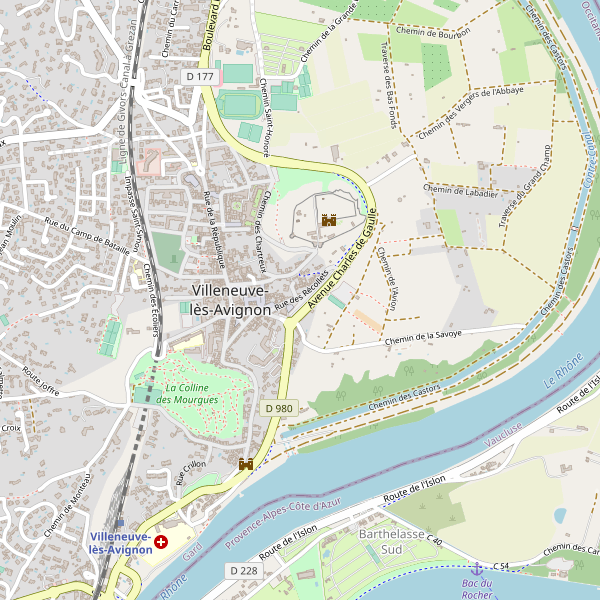 Carte des monuments à Villeneuve-lès-Avignon Thumbnail