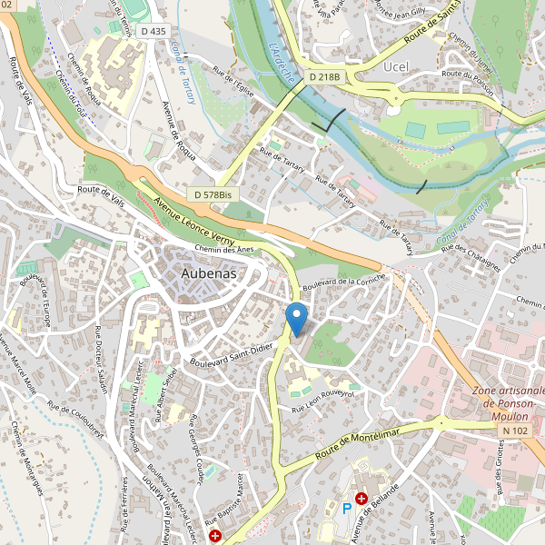 Carte des bibliotheques à Aubenas Thumbnail