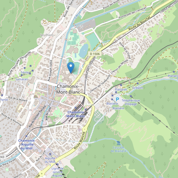 Carte des bibliotheques à Chamonix-Mont-Blanc Thumbnail