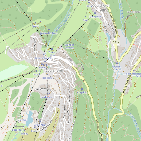 Carte des bibliotheques à Courchevel Thumbnail