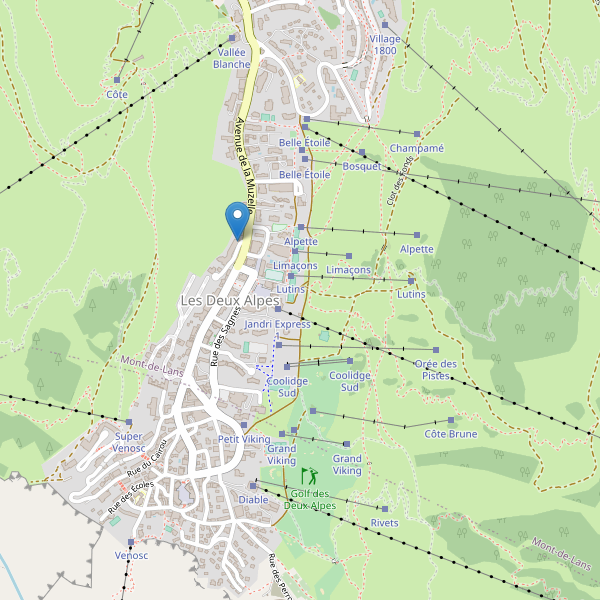 Carte des bibliotheques à Les Deux Alpes Thumbnail