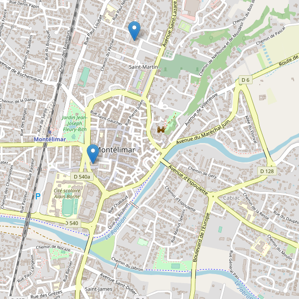 Carte des bibliotheques à Montélimar Thumbnail