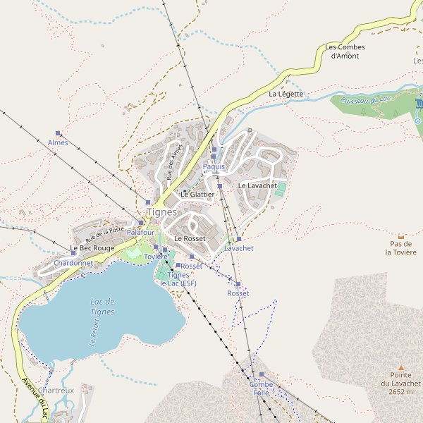 Carte des bibliotheques à Tignes Thumbnail