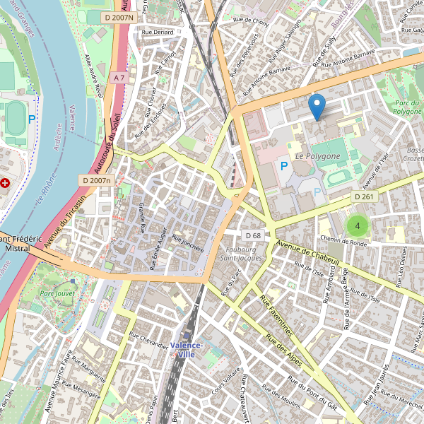 Carte des bibliotheques à Valence (Drôme) Thumbnail