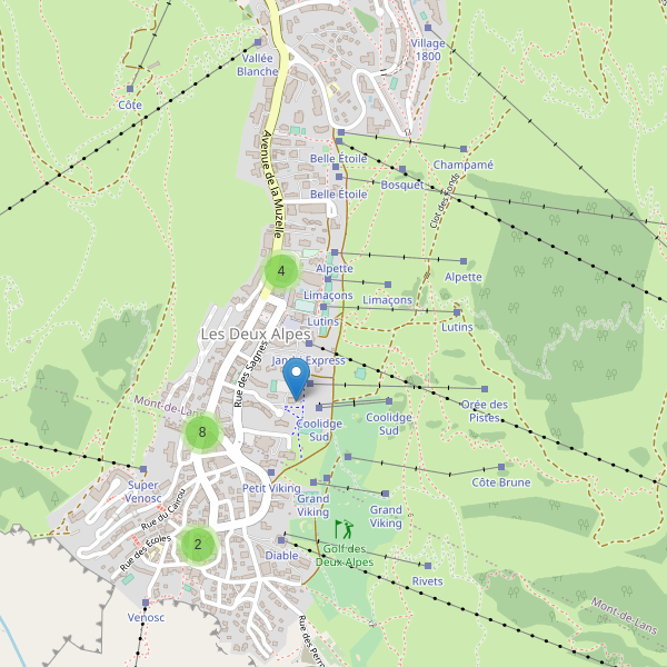 Carte des cafe à Les Deux Alpes Thumbnail