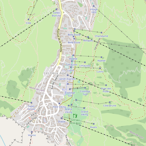 Carte des chaussures à Les Deux Alpes Thumbnail