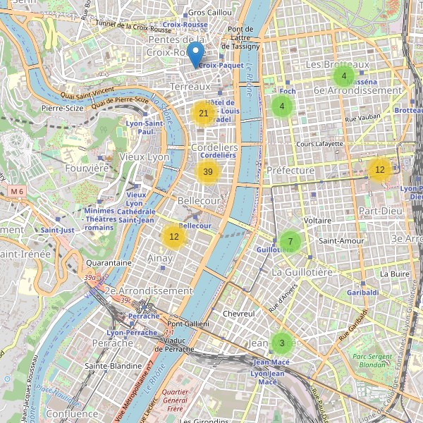 Carte des chaussures à Lyon (Rhône) Thumbnail