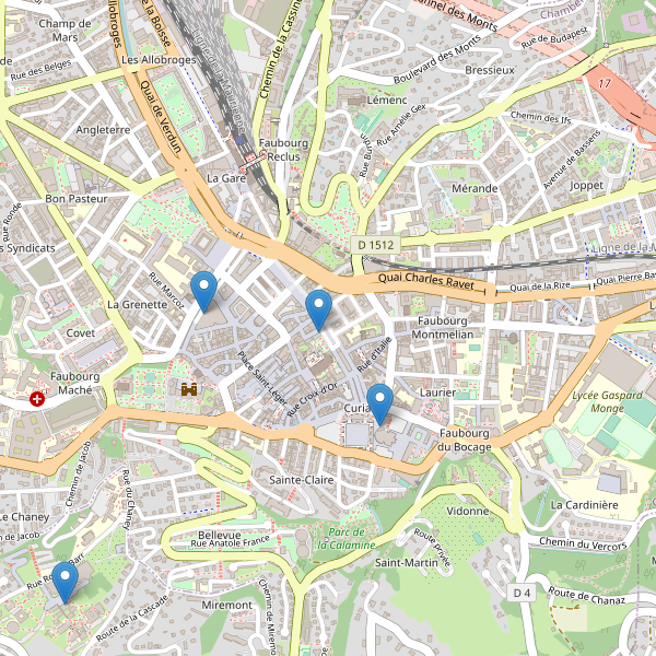 Carte des cinemas à Chambéry Thumbnail