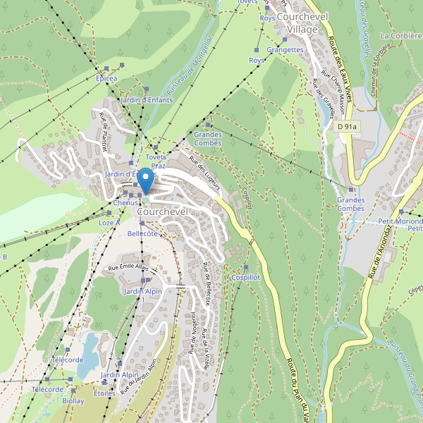 Carte des cinemas à Courchevel Thumbnail