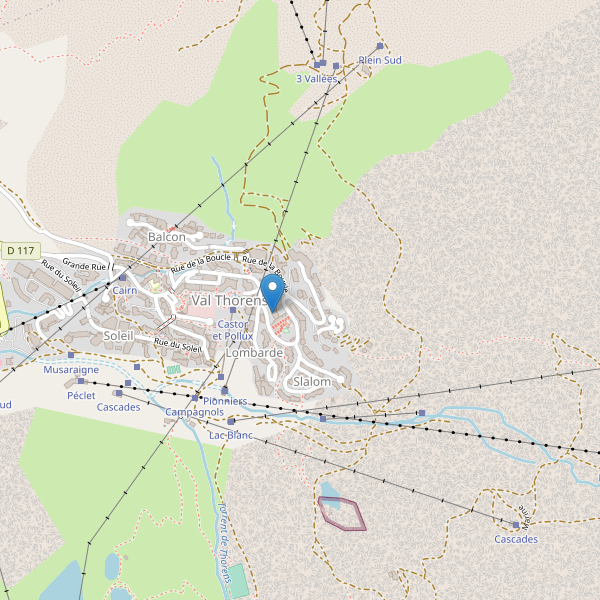 Carte des cinemas à Val Thorens Thumbnail