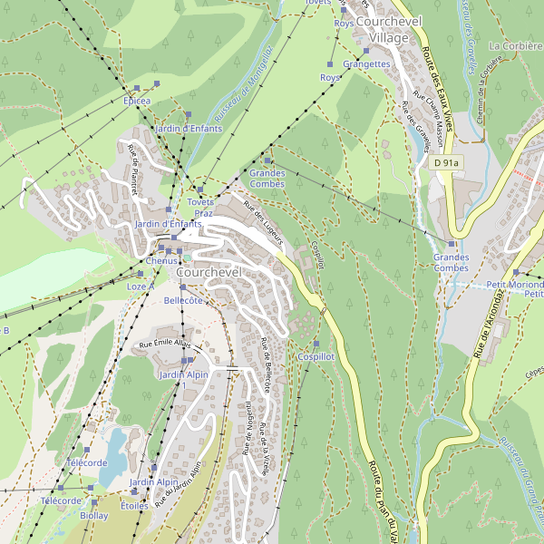 Carte des ecoles à Courchevel Thumbnail