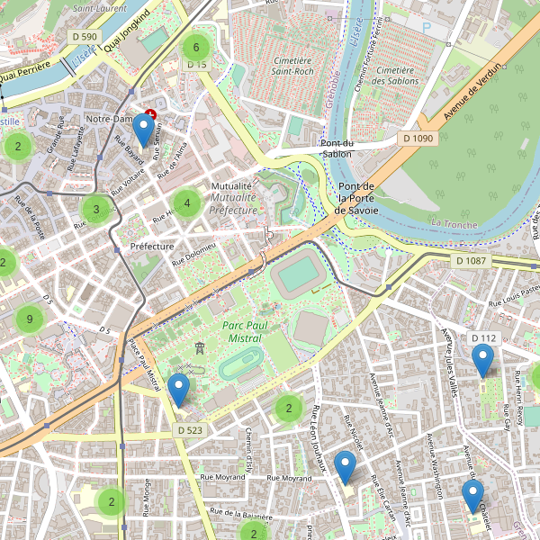 Carte des ecoles à Grenoble Thumbnail