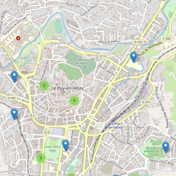 Carte des ecoles à Le Puy-en-Velay Thumbnail