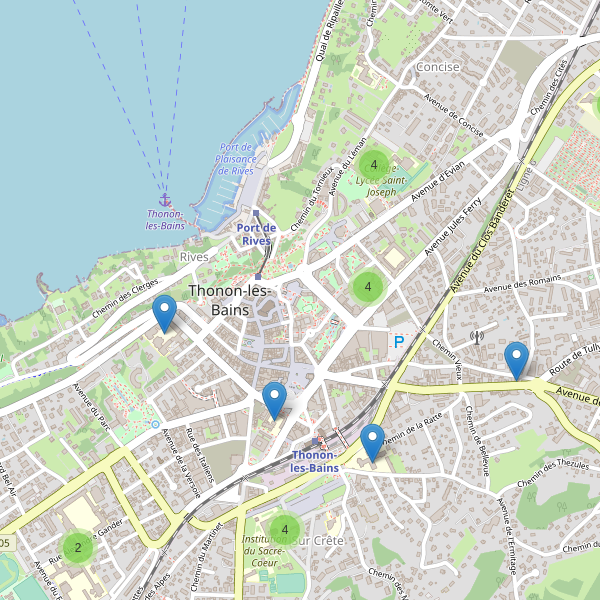 Carte des ecoles à Thonon-les-Bains Thumbnail