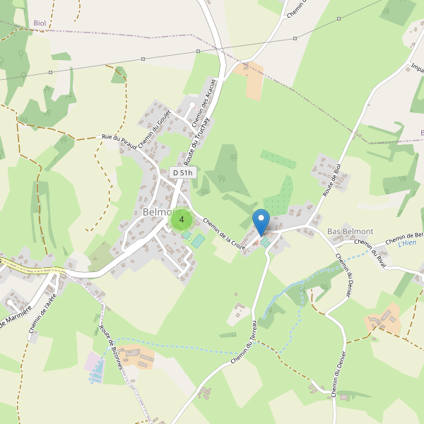 Carte des parkings à Belmont (Isère) Thumbnail