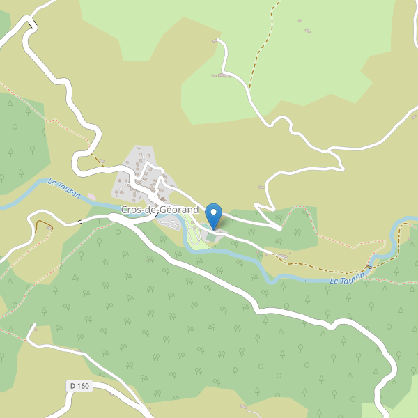 Carte des parkings à Cros-de-Géorand Thumbnail