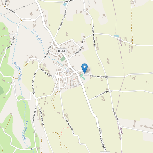 Carte des parkings à Jaillans Thumbnail