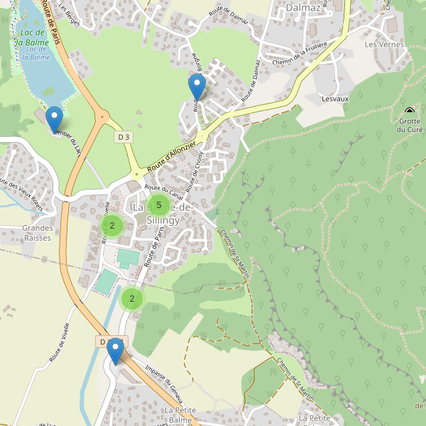 Carte des parkings à La Balme-de-Sillingy Thumbnail