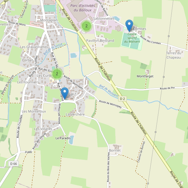 Carte des parkings à Laiz Thumbnail