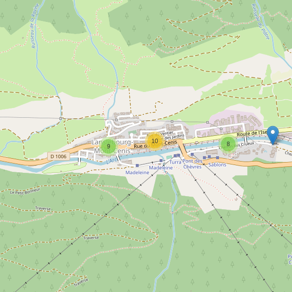 Carte des parkings à Lanslebourg-Mont-Cenis Thumbnail