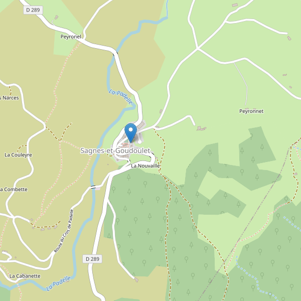Carte des parkings à Sagnes-et-Goudoulet Thumbnail