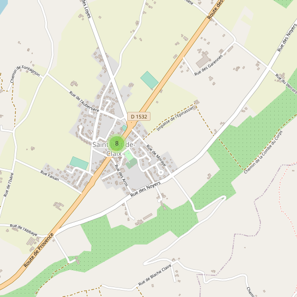 Carte des parkings à Saint-Just-de-Claix Thumbnail