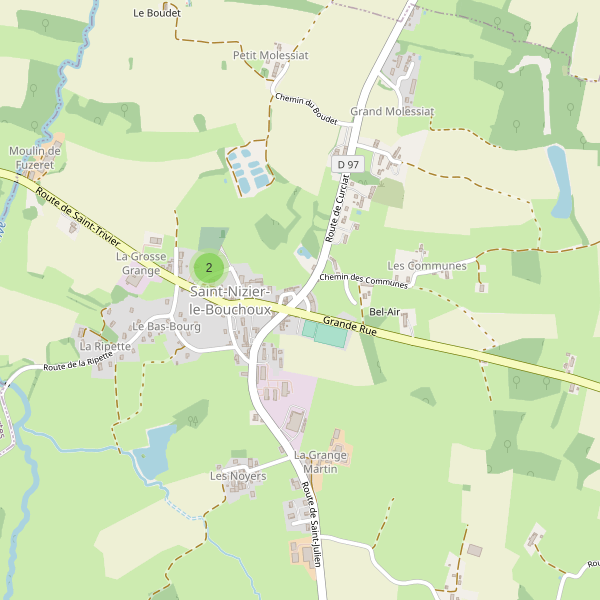 Carte des parkings à Saint-Nizier-le-Bouchoux Thumbnail