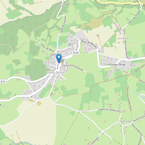 Carte des parkings à Saint-Sorlin (Rhône) Thumbnail