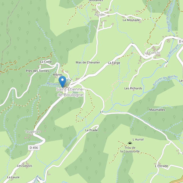 Carte des parkings à Saint-Étienne-de-Boulogne Thumbnail