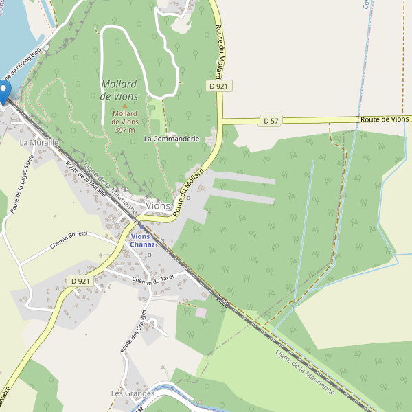 Carte des parkings à Vions Thumbnail