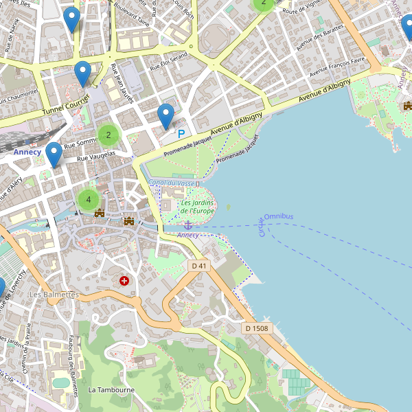 Carte des pharmacies à Annecy Thumbnail