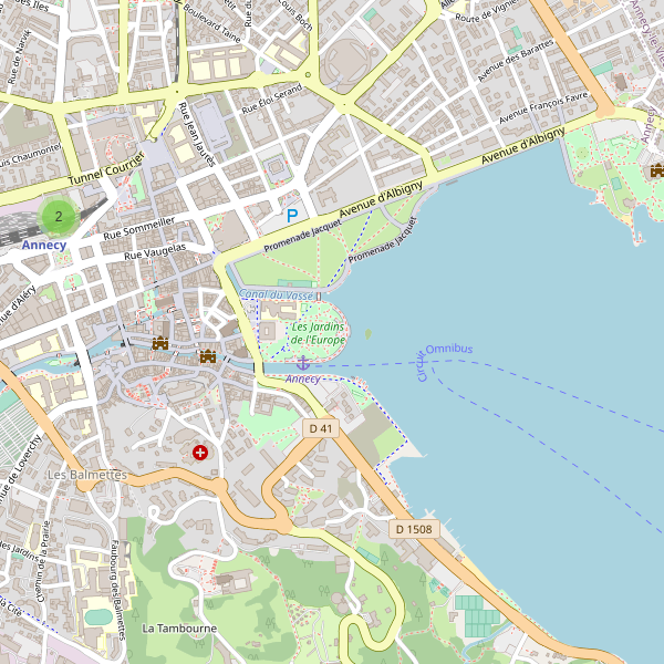 Carte des taxi à Annecy Thumbnail