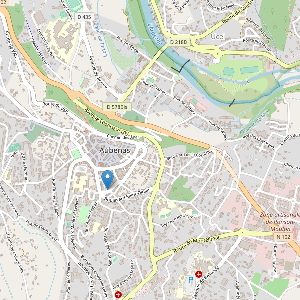 Carte des taxi à Aubenas Thumbnail
