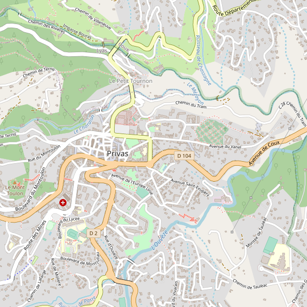 Carte des taxi à Privas Thumbnail