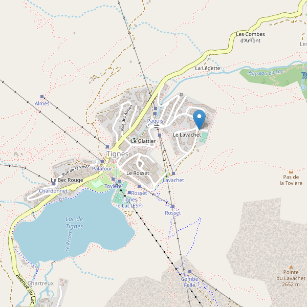 Carte des taxi à Tignes Thumbnail