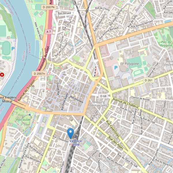 Carte des taxi à Valence (Drôme) Thumbnail