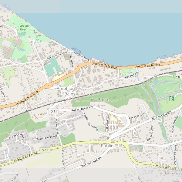 Plan de Amphion-les-Bains Thumbnail