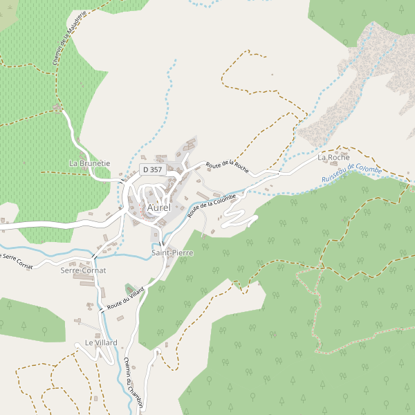 Carte des journaux à Aurel (Drôme) Thumbnail