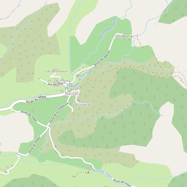 Carte des hotels à Barsac (Drôme) Thumbnail