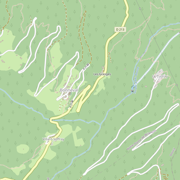 Carte des hotels à Bonneval (Savoie) Thumbnail
