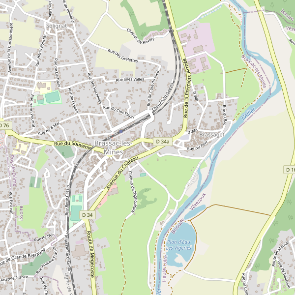 Plan de Brassac-les-Mines Thumbnail
