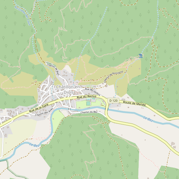 Carte des poissonneries à Châtillon-en-Diois Thumbnail