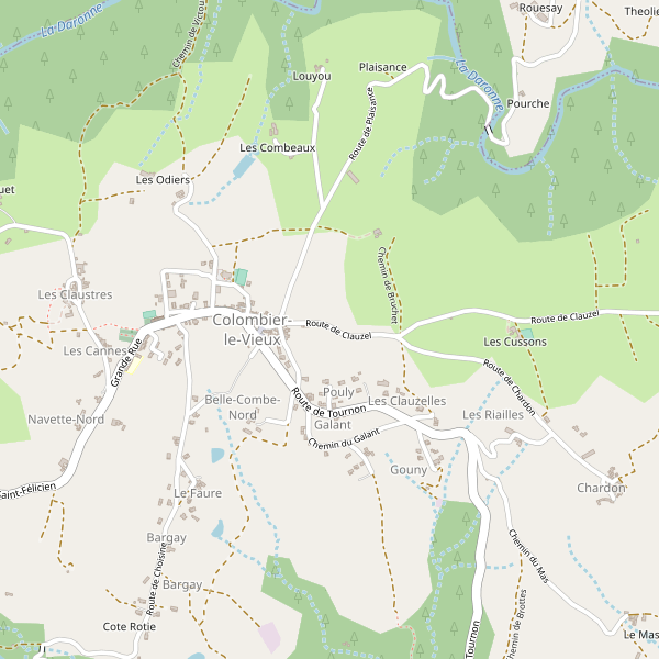 Plan de Colombier-le-Vieux Thumbnail