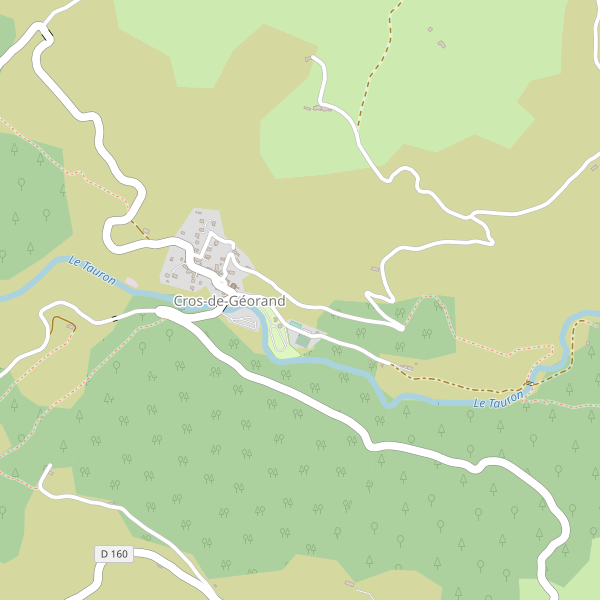 Carte des bedandbreakfast à Cros-de-Géorand Thumbnail